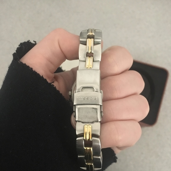 Two-Tone Fossil Watch main image 4